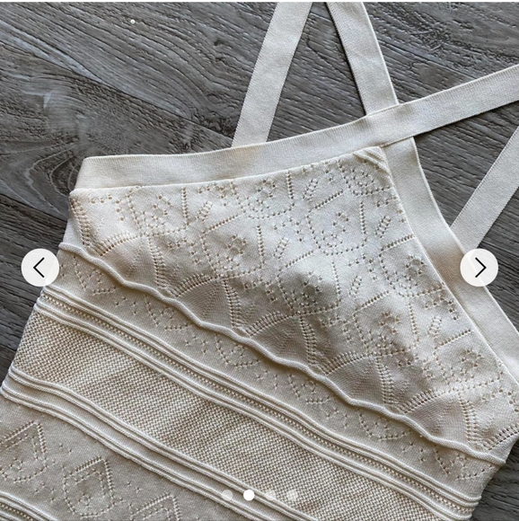 Joie ivory crochet midi dress - Picture 2 of 9